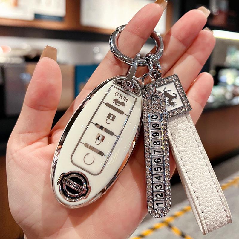 TPU Key Cover for Nissan: Qashqai, Teana, Sylphy, Murano, Dongfeng, Tiida, Sunny.