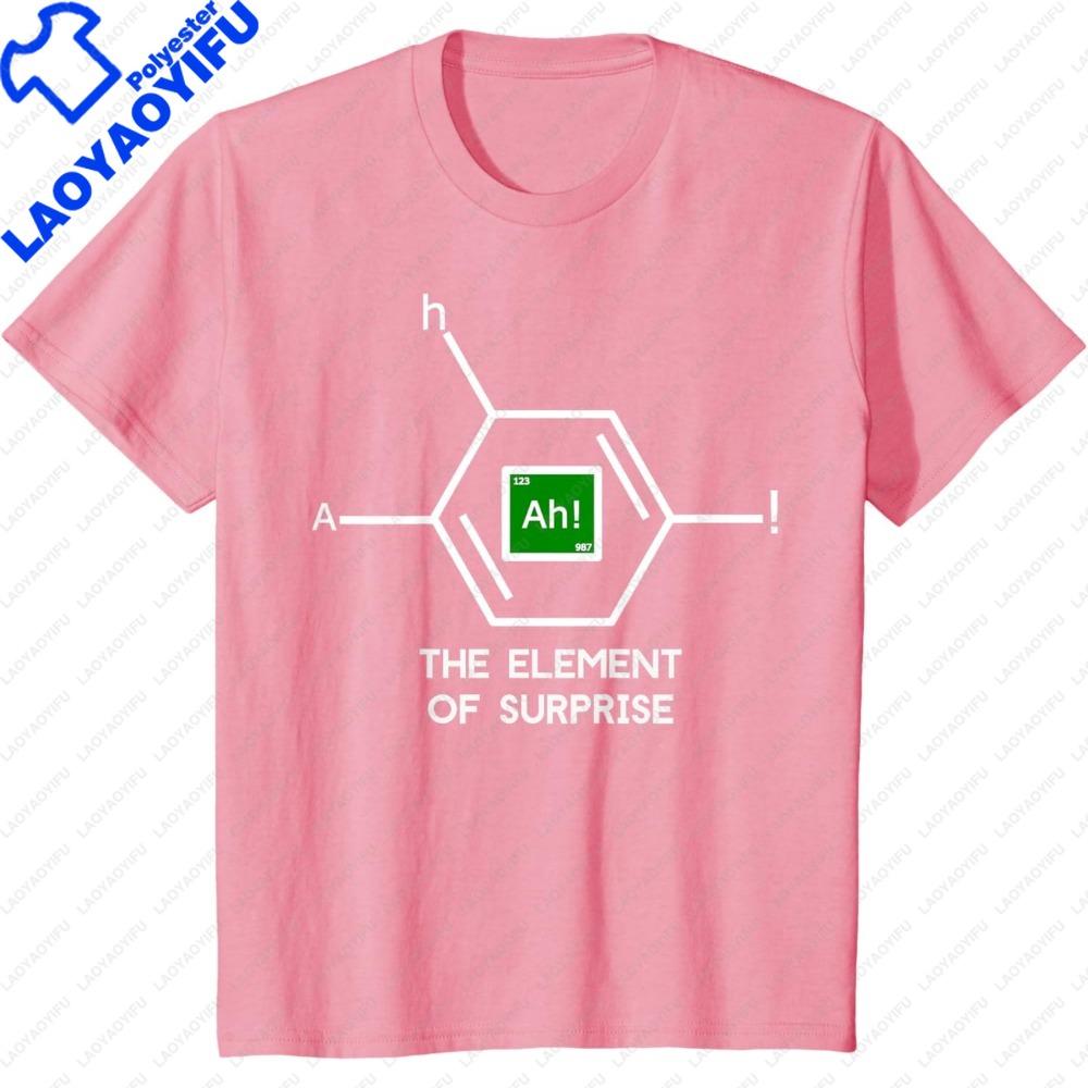 Ah The EleUnisext of Surprise Tee Shirt Women TShirt Chemistry Teacher Gift Chemistry Enthusiast Shirt Printed Fashion Tops S
