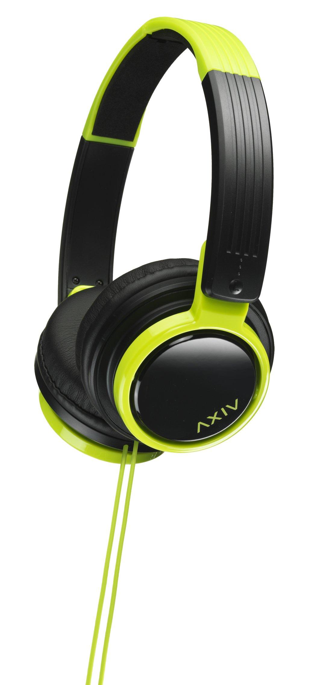 

JVC Sealed Headphones Foldable DJ Youth Model Black Green HA-S200-BG &