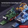 Kids' Military Tank Model with Missile Launch Feature - Toy Armored Vehicle