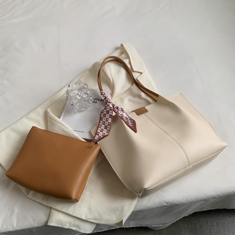 

Сумка Женская Большой Вместимости Новая Сумка Через Плечо Повседневная Классическая Сумка-Тоут для Поездок