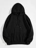 Women's Plus Velvet Hoodie with Letter Print & Kangaroo Pocket - Korean Style Loose Fit