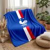 Frankreich Nationalmannschaft Thema Decke Weiche Flanelldecke Plüsch Überwurfdecke Gemütliche Sofa Bettdecke für Heimdekoration