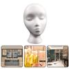 Women Foam Head Practical Styrofoam Foam Head Model Polystyrene Lightweight  Portable Fashion for Home Travel and Salon