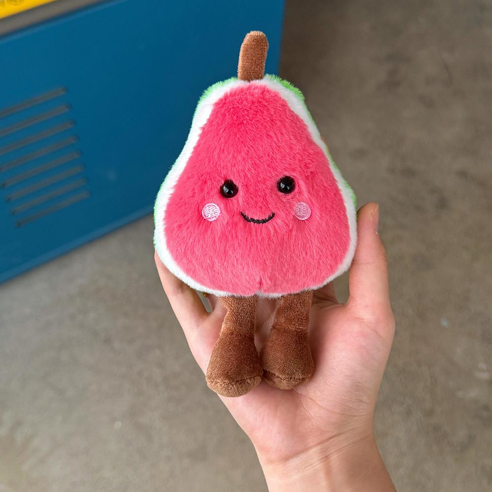 

Guava Edamame Plush Keychain With Cute Vegetables For Backpack Decor And Gift Watermelon