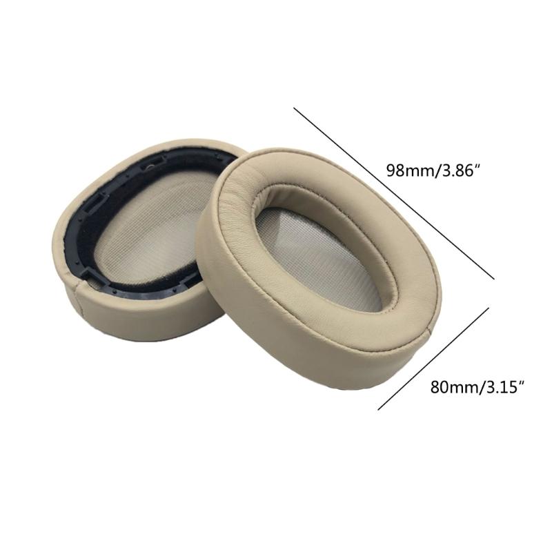 Replacement Earpad Ear Pad Cushions for MDR-100ABN WH-H900N Headphones Sheepskin Leather Repair Part Cover Case