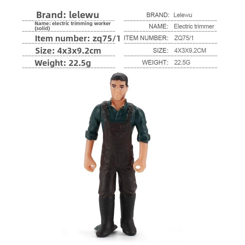 Simulated Diver Veterinarian Farmer Worker Postal Worker Toy Model Ornament For Collectors And Play