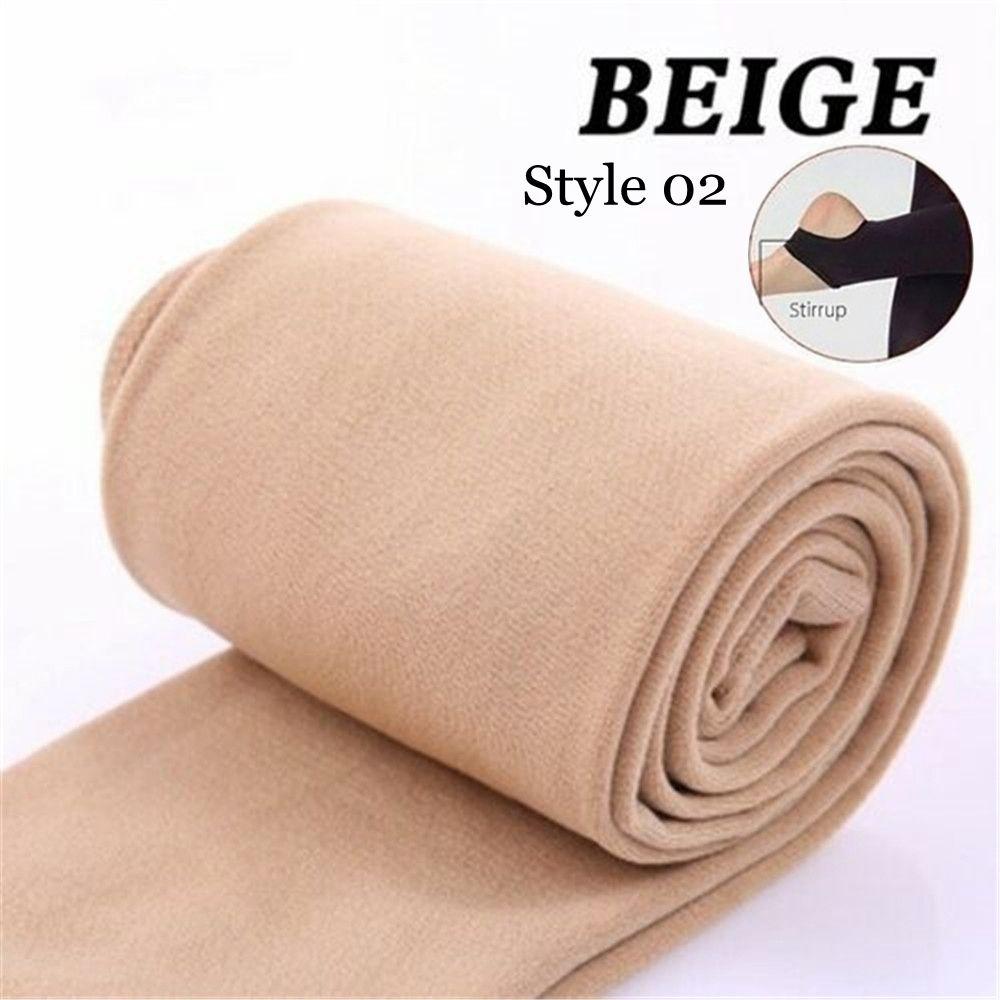 Fashion Fluff Lined Winter Thermal Thick Pantyhos Stretch Pants Warm Tights Slim Leggings