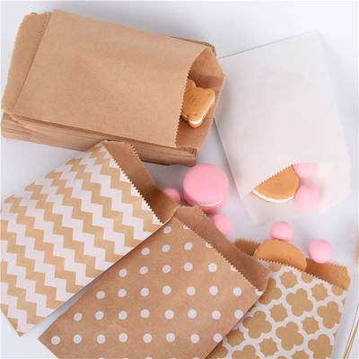 25 pezzi di sacchetti di popcorn sacchetto di carta kraft biscotti di caramelle confezioni regalo sacchetto di prodotti da forno sacchetti di carta kraft sacchetti di favore per i regali