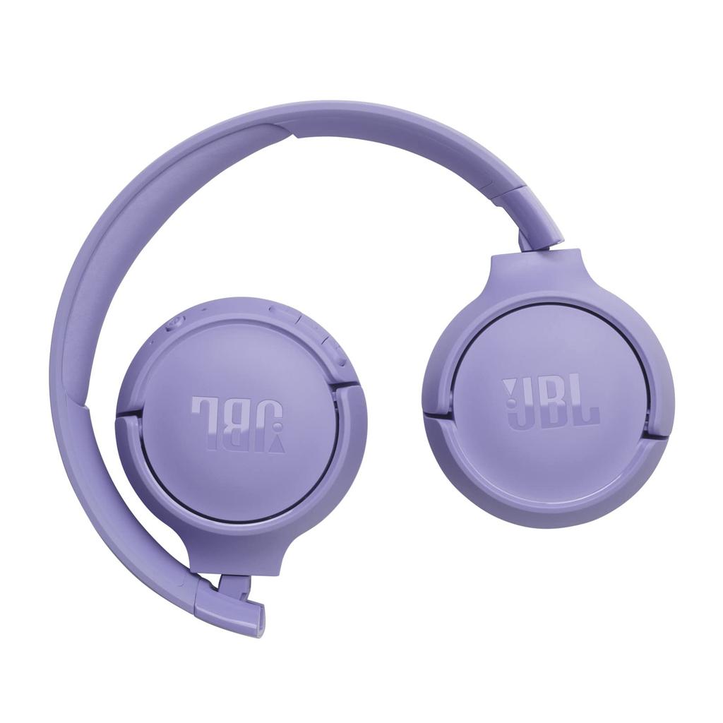 JBL TUNE 520BT Bluetooth On-Ear Headphones Up To 57 Hours Playback USB Type-C Multipoint Purple
