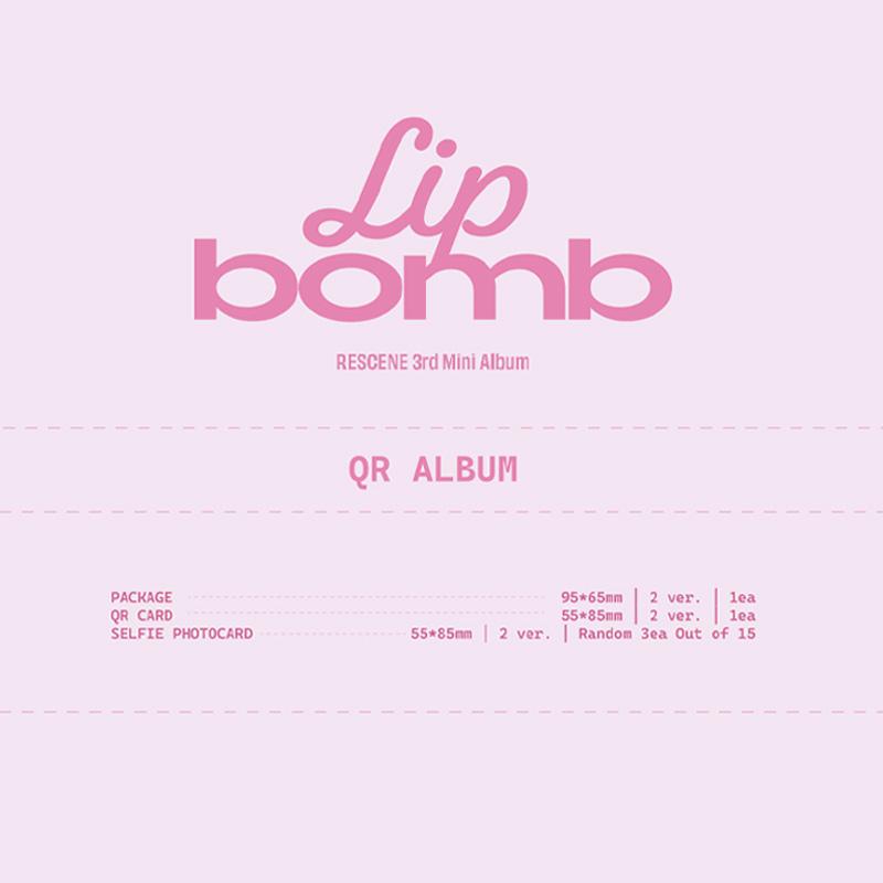 RESCENE Das 3. Mini-Album [lip bomb] Fotokarte-Version