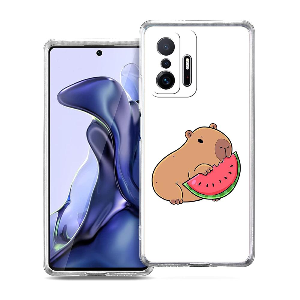 Animal Capybara Couple Paired Phone Case For Xiaomi Mi Poco X6 X5 NFC X3 F6 F5 Pro F4 F3 15 14T 14 13T 12T 12 13 Lite 11 Cover