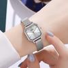 Creative Multi-Angle Cutting Disc Simple Premium Wind Ladies Quartz Watch Waterproof Stainless Steel Watch