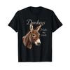 Donkeys Make Me Smile Farm Animal Lover Donkey T Shirt Vintage Stretched Fashion Graphic Homme Comfortable Stylish
