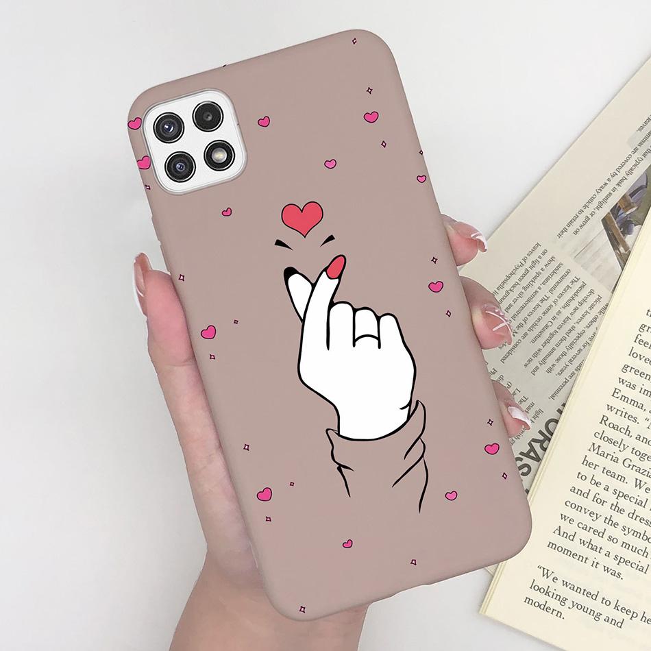 For Samsung Galaxy A22 A22s F42 5G Case Cute Avocado Silicon Back Soft Phone Cover For Samsung A 22 A 22s F 42 5G Colorful Shell