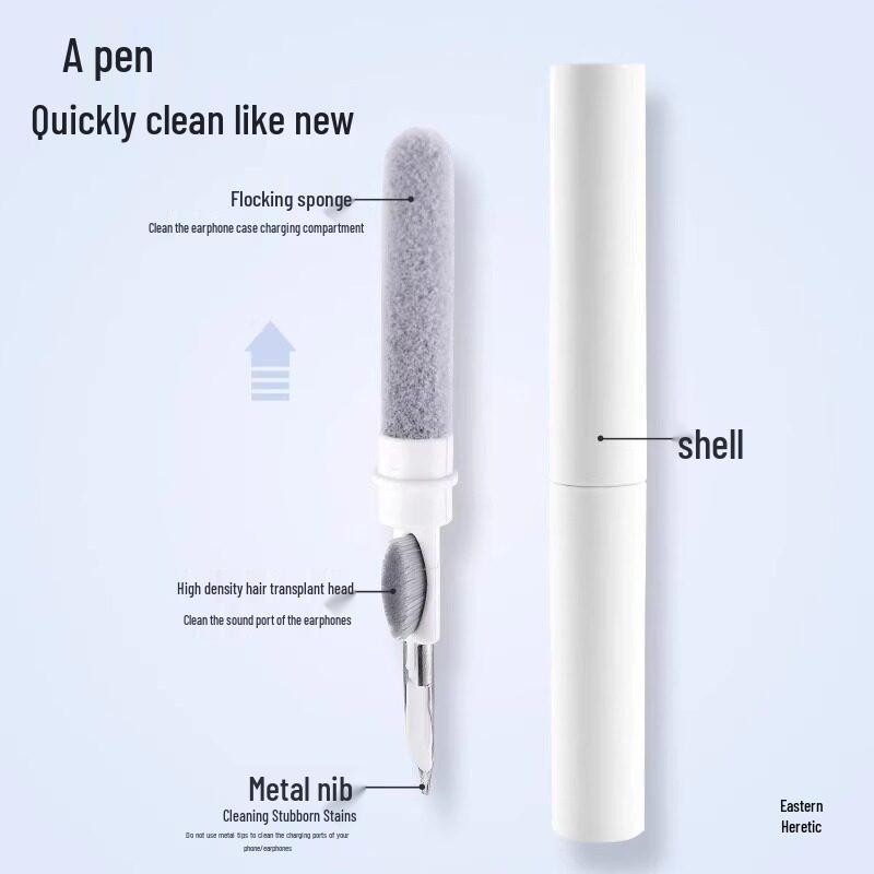 Multi-functional Bluetooth Earphone & Phone Port Cleaning Tool