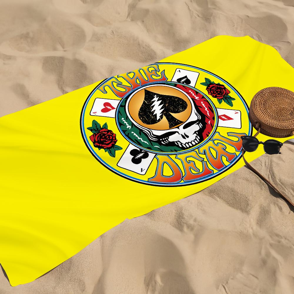 Rock Band G-Grateful-Dead Music Towel Soft Pool Gift For Travel Gym Shower Camping Quick Dry Sports Large Beach Towel