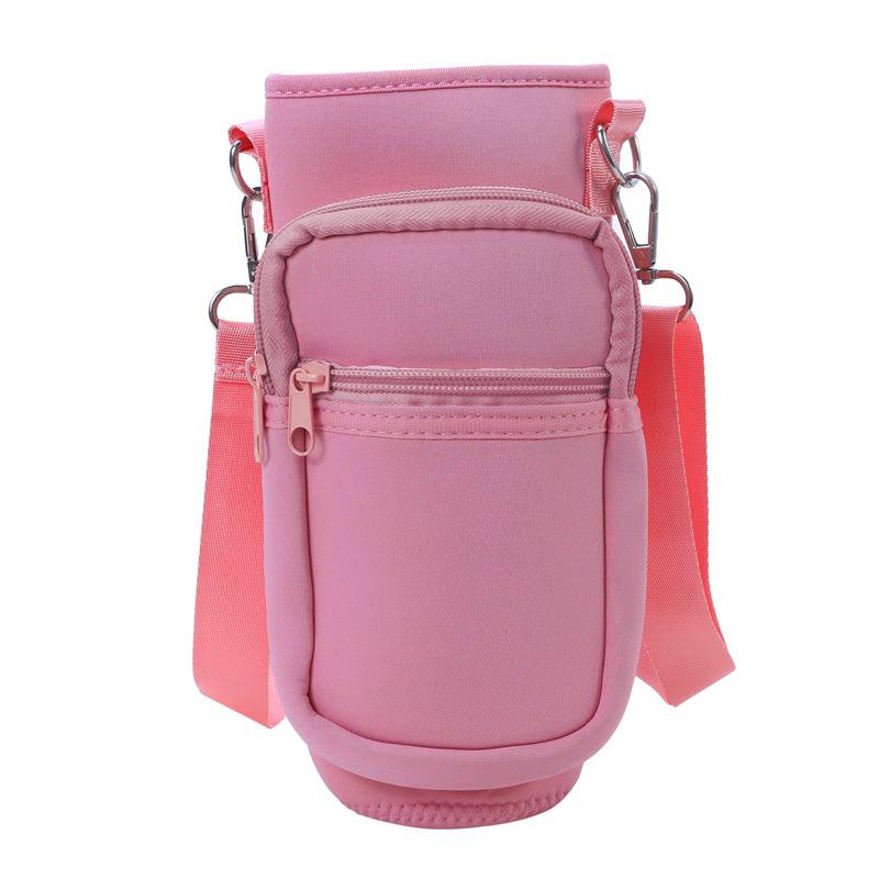 Portable Thermos Protective Case Thermos Mug Cover Handheld Carrying Strap Type Travelling Water Bottle Protective Case