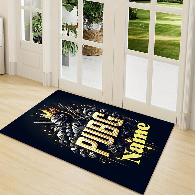 Custom Name "Fantasy Angel Journey" Carpet Rug Customizable Soft Washable Anti-Slip Home Living Room Sofa Mats Personalized Rug. 090999
