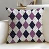 Vintage Texture Cushion Cover Soft  EasyWash Pillow Case  Versatile for Couch Bed Travel and Office
