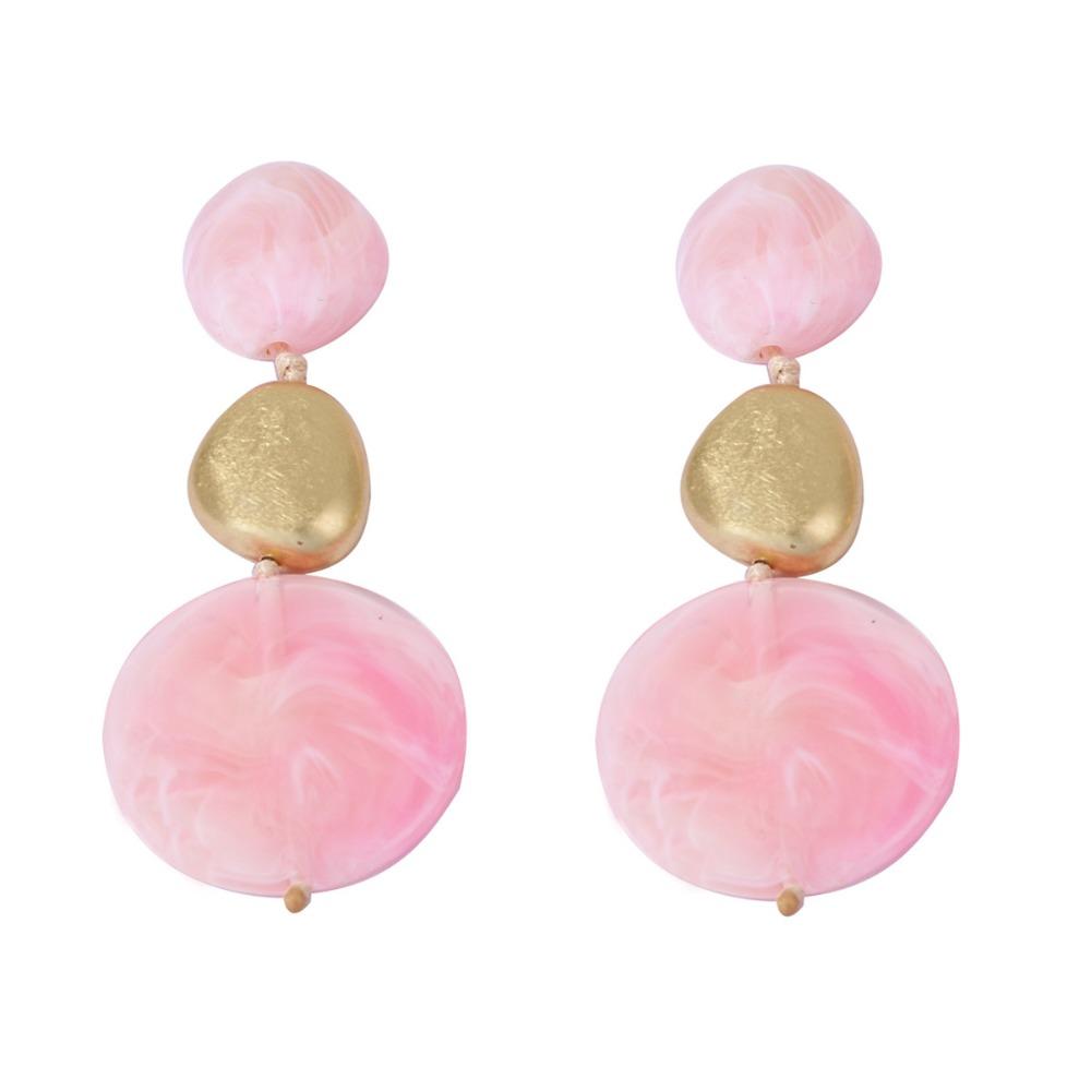 Irregular Vintage Beads Necklaces Pink Neck Chains New Chokers for Women