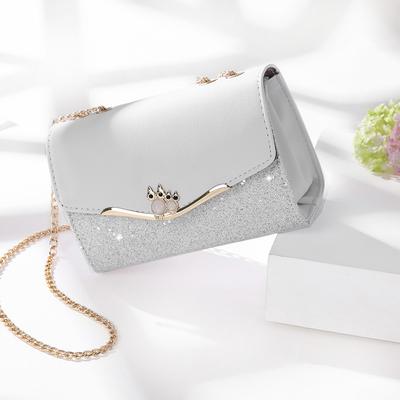 Love Sea Bag New Women's Bag Crossbody Bag Spring and Summer High End Ins Genuine Leather Chain Small Square Bag