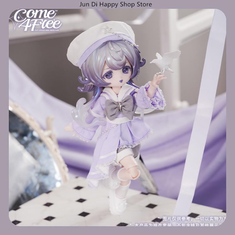 COME4FREE 1/12 BJD Doll Clothes Daily Series SuXingYao Style Dress Outfit Set for OB11 Doll Clothes