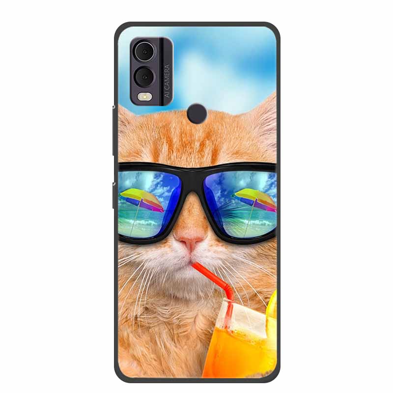 For Nokia C22 Case C 22 4G Fashion Soft TPU Silicone Phone Cover for Nokia C22 Back Case 6.5'' Protective Fundas For NokiaC22