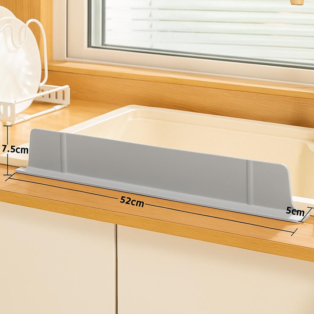 Extended Sink Silicone Sink Splash Guard Splash Guard Sink Splash-proof Water Board  Bathroom Use