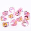 Adorable Princess Acrylic Rings - Cute Jewelry Ornaments for Girls & Babies - Perfect Holiday Gifts