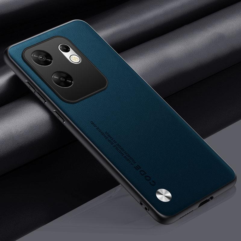 Luxury PU Leather Case For Infinix Zero 30 4G Back Cover Matte Silicone Full Protection Phone Case For Infinix Zero30 4G Coque