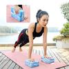 1 çift Yoga Blokları Yüksek Yoğunluklu kaymaz Çevre Dostu Koku Yok Hafif Esneme Egzersiz Yoga Tuğlaları Fitness Ekipmanları