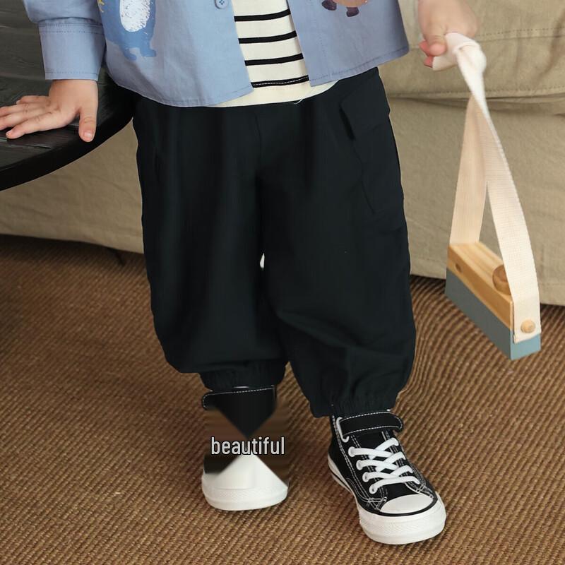 

LUSON Boys Spring Autumn Cargo Pants 130