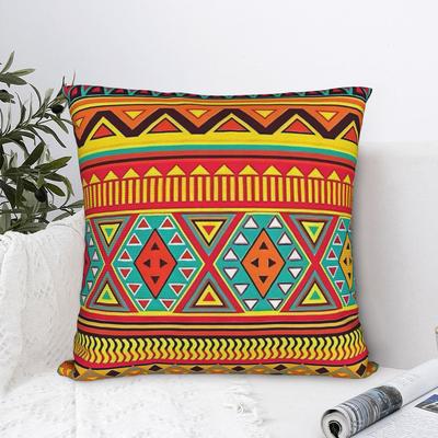 African Tribal Geometric Art Pillowcases  Vintage Pillow Case For Chair Sofa Home Decor Print Pillow Cover