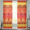 Square Triangle Geometrical Figure Sheer Curtains for Living Room Modern Voile Curtain Bedroom Tulle Curtains Window Drapes