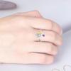 Adjustable Heart Rings Featuring Girl and Dog Designs Electroplated for Long Time Use for Pet Lovers