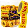 Halloween Caution Tape Bloody Handprints 400M Plastic Warning Ribbon for Horror Party Decoration Zombie Scare Barrier Decor