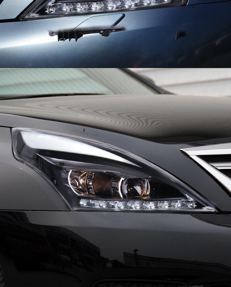 08-12 Nissan Teana LED Projector Headlights with DRL & Turn Signals