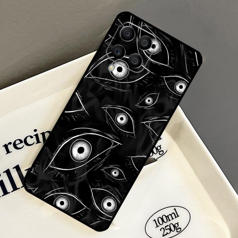 Scary Face Eyes Case For Samsung Galaxy M14 M34 M54 M56 M16 M36 M13 M15 M35 M55 M11 M31 M53 M51 M12 M32 M52