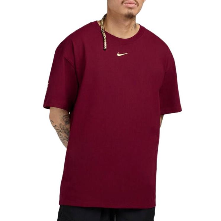 Nike X Nocta Collaboration SS25 Comfortable Loose Fit Crew Neck Short Sleeve T-Shirt Unisex Tops HM5774-638