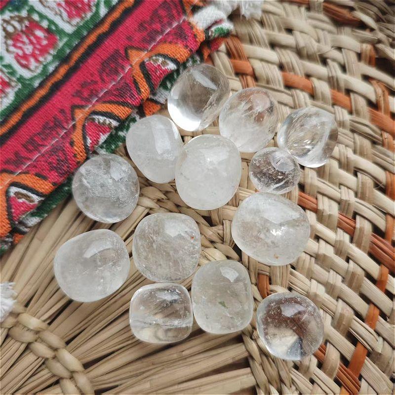 100g/pack Natural Tumbled Polished Crystal Quartz Stone Raw for Decoration Reiki Gifts Energy Therapy Size 15-20MM