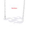 New Hip Hop Flame Shape Necklaces Punk Rock Cool Irregular Necklace Earings for Women Unisex Fashion 2026 Party Dancing Jewelry