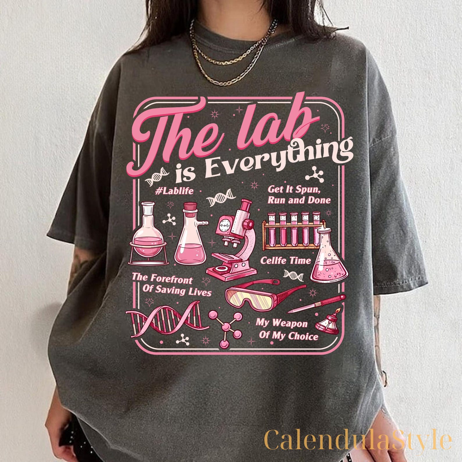 Lab Week The Lab Is Everything Shirt, Story Lab Week 2026 Shirt, Lab Story Medical Lab Science Tee, Phlebotomist Shirt, Lab Assistant Shirt XL