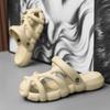 Men's shit-feeling hole shoes summer driving non-slip soft-soled bag head beach shoes personalized sandals tide outdoor slippers