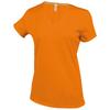 Kariban Womens/Ladies Feminine Fit Short Sleeve V Neck T-Shirt