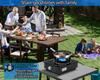 Propangas Kocher, Einzelbrenner, 15.000 BTU, Automatische Zündung, LPG Outdoor Kochen, Wohnmobil, Notfall