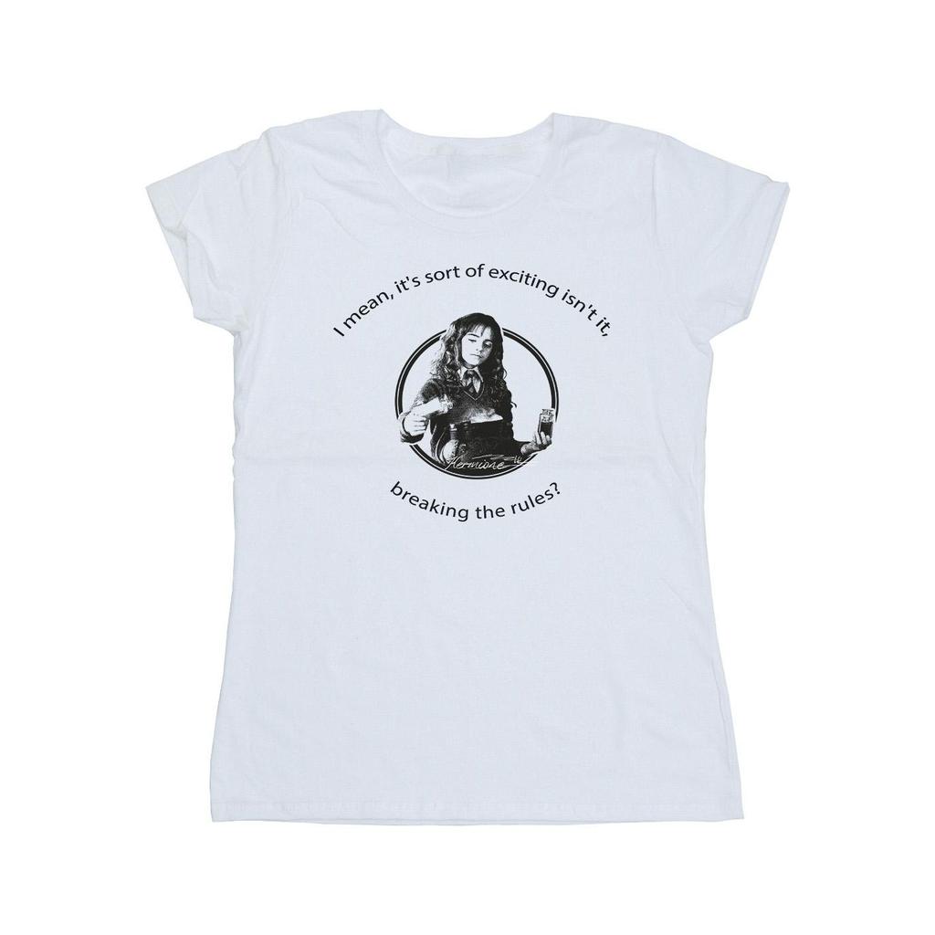 Harry Potter Womens/Ladies Hermione Breaking The Rules Cotton T-Shirt