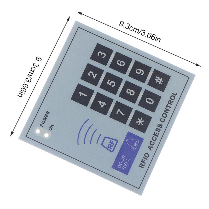 Keypad Mask Panel Coating For Keypad Ic Id Access Control System Device Machine Security Proximity Entry Door Lock