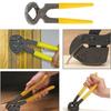 Flat Mouth Fastener Remover Pliers Plastic Grip Hoof Nipper Trimmer Nail Extractor  Farrier