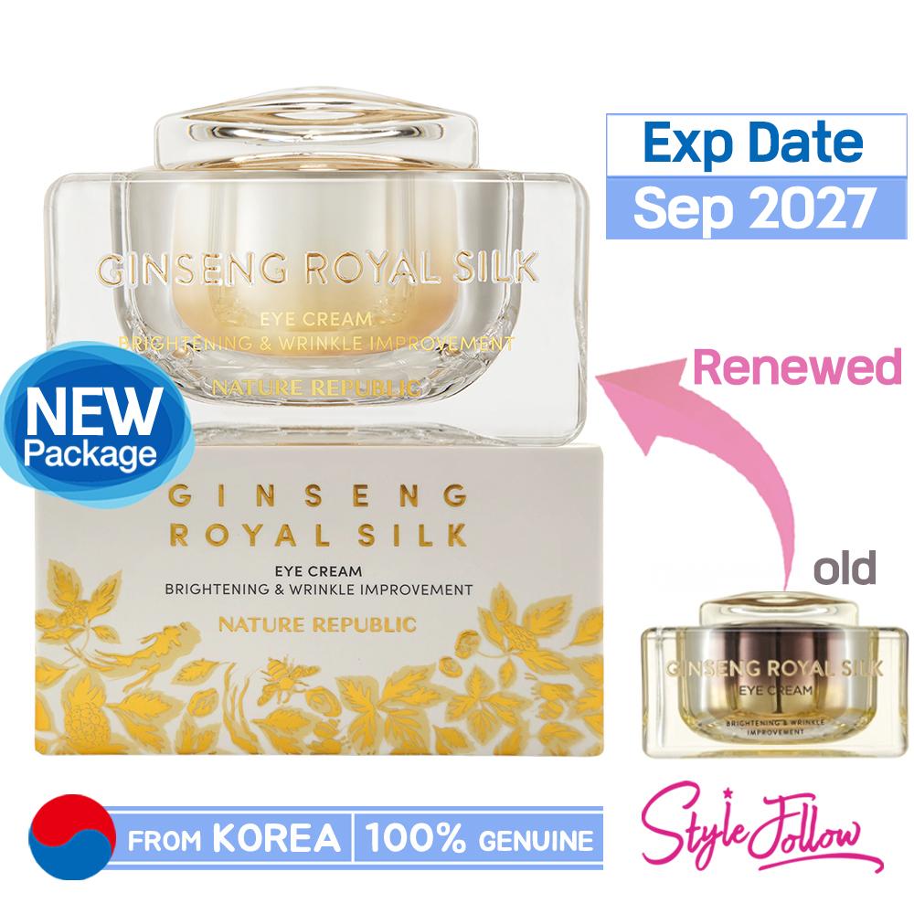 

[NATURE REPUBLIC] Королевский шелковый крем для глаз с женьшенем 25 мл 1pc + Sample Gifts